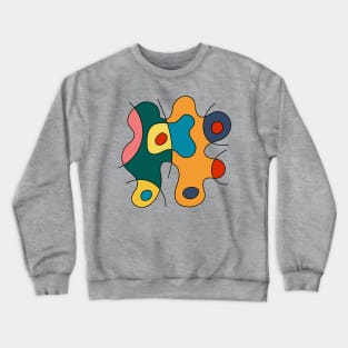 Surreal Amoeba #13 (Miro Inspired) Crewneck Sweatshirt